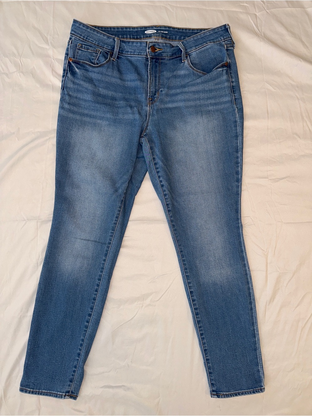 Old Navy Women’s Skinny Jeans - Classic Mid Wash Blue